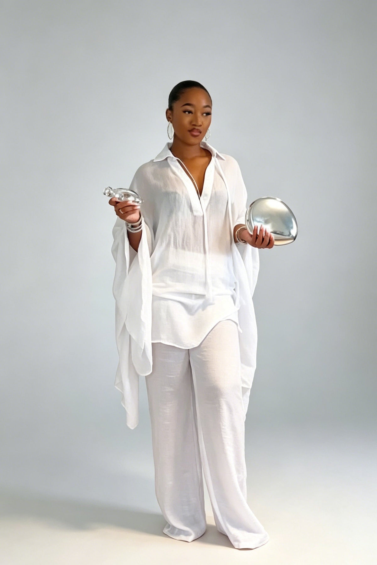 Oversized Tunic & Pants Set
