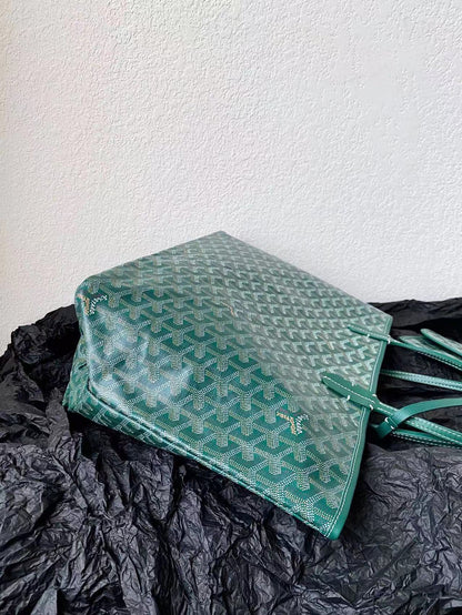 GOYARD SAINT LOUIS GM 40CM GREEN CANVAS