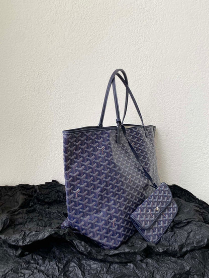 GOYARD SAINT LOUIS GM 40CM NAVY BLUE CANVAS