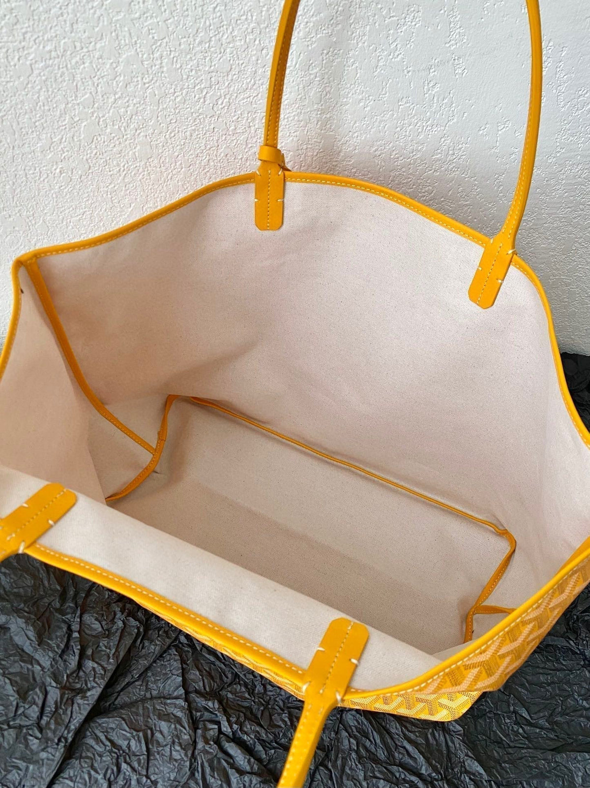 GOYARD SAINT LOUIS GM 40CM YELLOW CANVAS