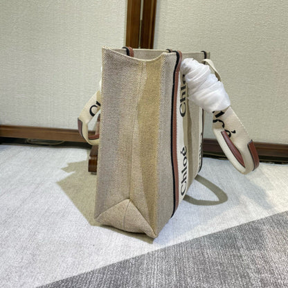 LOEWE LOE WOODY 37 BAG IN CANVAS