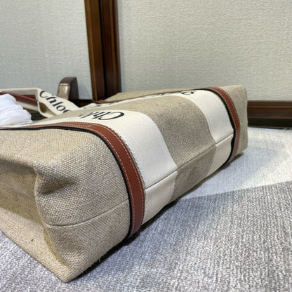LOEWE LOE WOODY 37 BAG IN CANVAS
