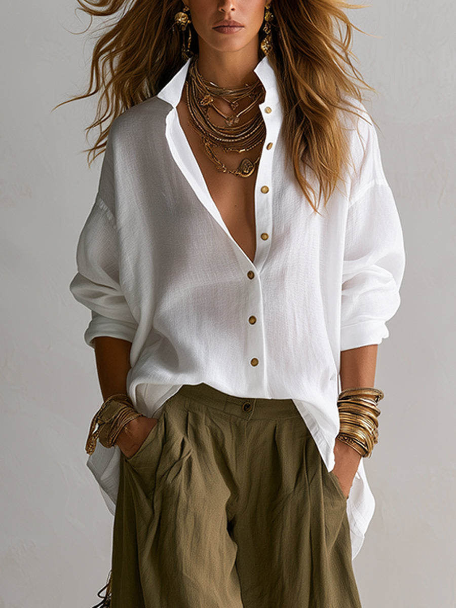 Relaxed Lantern Pants Set