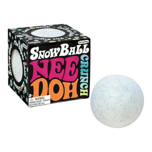 NeeDoh Snow Ball Crunch sensory toy