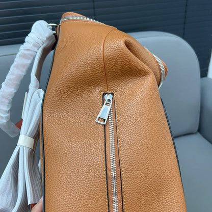 LOEWE LOE GOYA BACKPACK 41 IN WARM DESERT GRAINED CALFSKIN