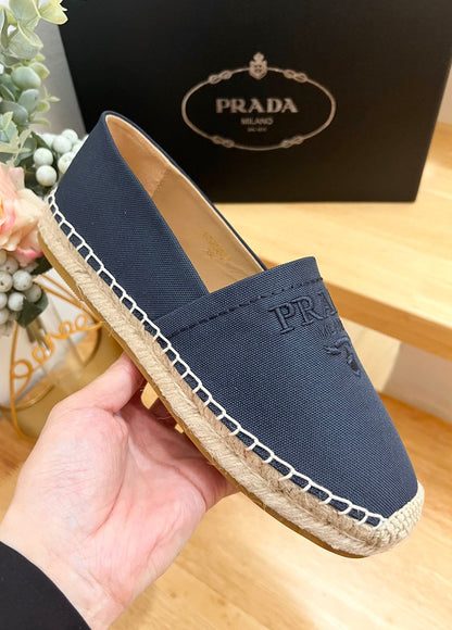 PRADA pra espadrilles denim canvas