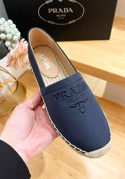 PRADA pra espadrilles denim canvas