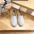 PRADA pra espadrilles beige canvas