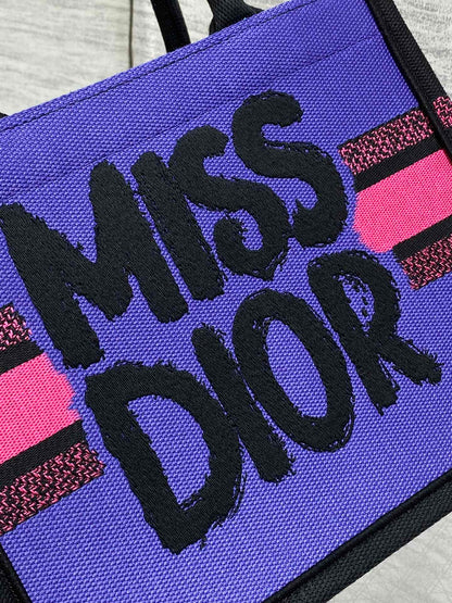DIOR BOOK TOTE 26 CM IN COLORFUL CANVAS 226509