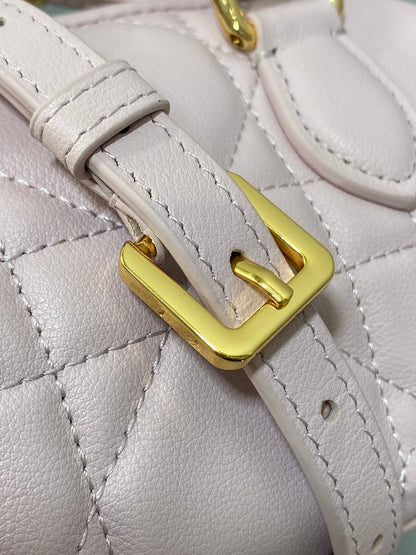 DIOR GROOVE MINI 17 BAG IN LIGHT PINK LAMBSKIN