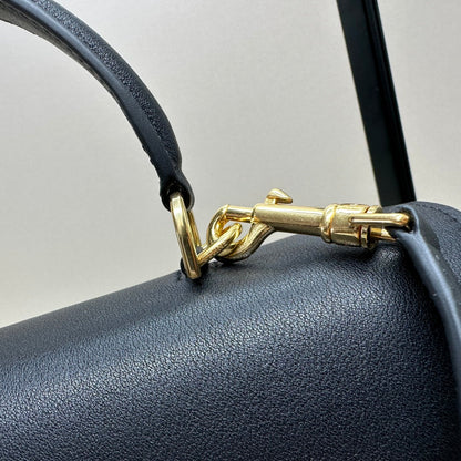 CELINE NINO TEEN MEDIUM 25 BAG IN BLACK SOLF CALFSKIN