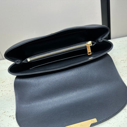 CELINE NINO TEEN MEDIUM 25 BAG IN BLACK SOLF CALFSKIN
