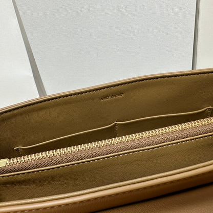CELINE NINO TEEN MEDIUM 25 BAG IN CHOCOLATE BROWN SOLF CALFSKIN