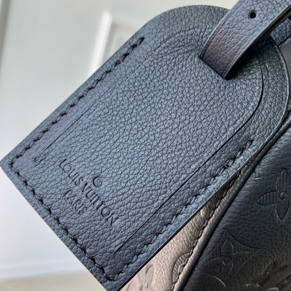 LOUIS VUITTON HAMAC BAG 28 IN BLACK MONOGRAM SHADOW