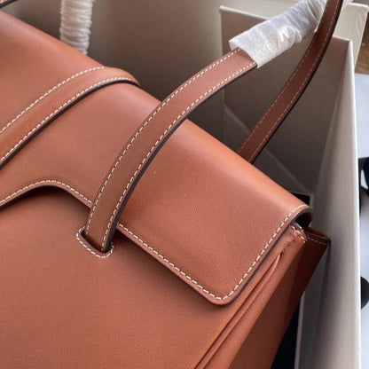 CELINE SOFT BAG 38 SMOOTH CALFSKIN TAN