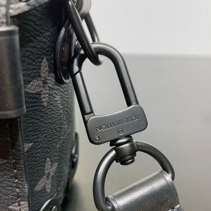LOUIS VUITTON SOUL TRUNK 19 IN BLACK MONOGRAM ECLIPSE CANVAS