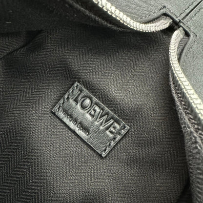 LOEWE LOE 41 SMALL CONVERTIBLE BACKPACK IN BLACK CLASSIC CALFSKIN