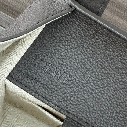 LOEWE LOE 20 HAMMOCK COMPACT BAG IN UMBER BROWN CALFSKIN