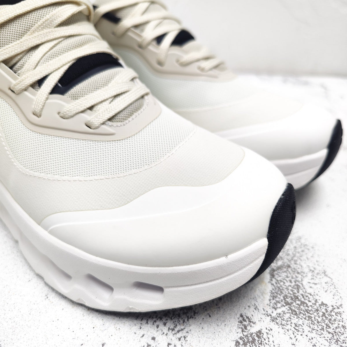 CLOUDTILT 2.0 SNEAKER PALE GRAY CALFSKIN AND BREATHABLE MESH