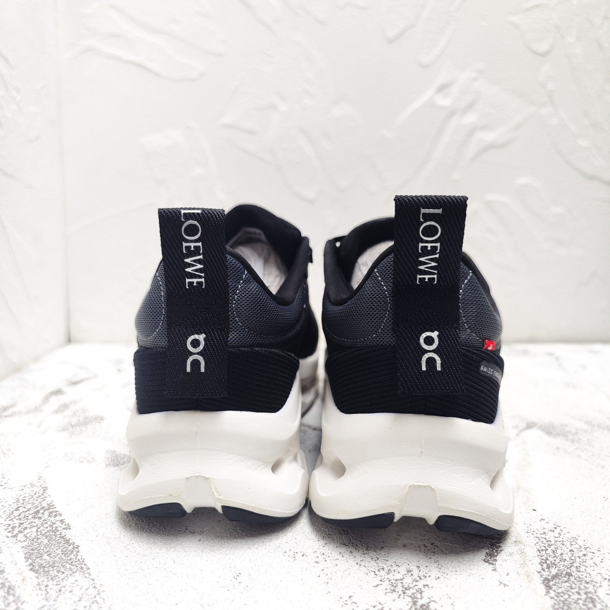 CLOUDTILT 2.0 SNEAKER IN BLACK CALFSKIN AND BREATHABLE MESH