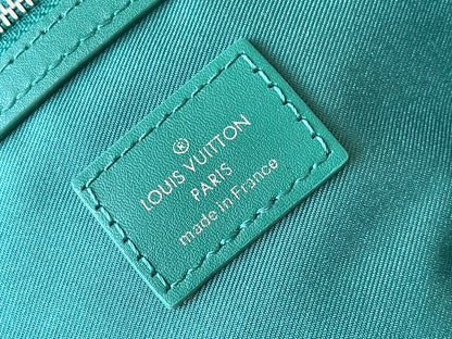 LOUIS VUITTON KEEPALL BANDOULIÈRE 50 IN GREEN MONOGRAM HERITAGE CANVAS