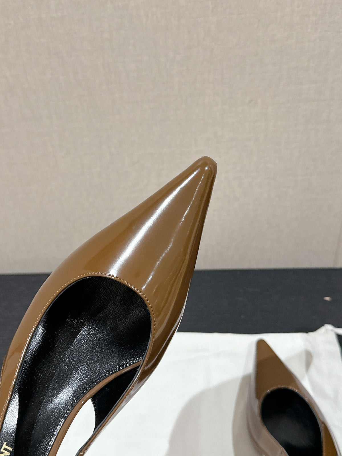 SL CHERISH SLINGBACK 75 CAMEL CALFSKIN