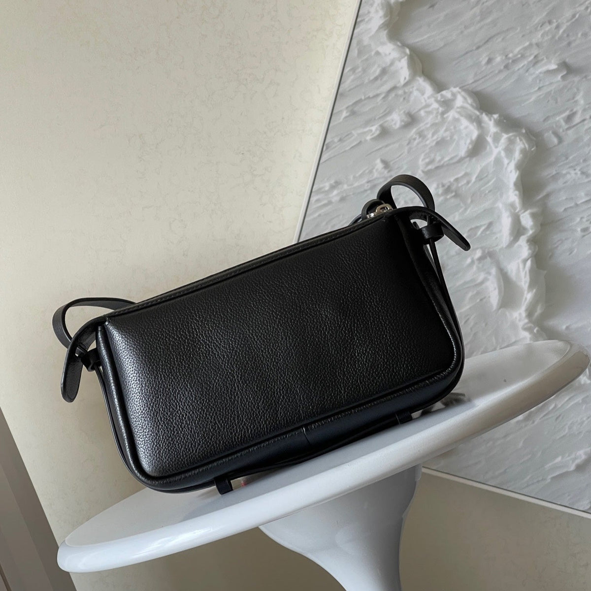 FENDI SIMPLY MINI 22 IN BLACK GRAINED CALFSKIN