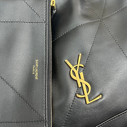 SAINT LAURENT JAMIE POCHON 38 IN BLACK LAMBSKIN GOLD HARDWARE