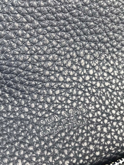 GOYARD GRAND BLEU 16 IN NAVY BLUE GOYARDINE CANVAS AND LAMBSKIN