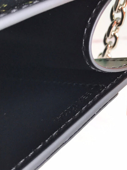 GOYARD DUCHESSE MARIE-CAROLINE BAG 25 IN BLACK GOYARDINE CANVAS AND SMOOTH CALFSKIN