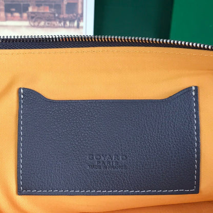 GOYARD SÉNAT MGM POUCH 40 IN GREY GOYARDINE CANVAS