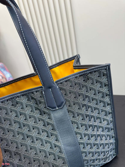 GOYARD VILLETTE TOTE BAG 46 IN GREY GOYARDINE CANVAS