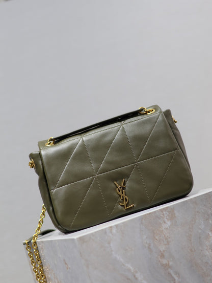 SAINT LAURENT YSL 25S JAMIE 25 IN LIGHT MUSK LAMBSKIN GOLD HARDWRE