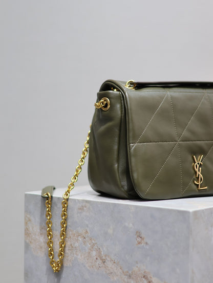 SAINT LAURENT YSL 25S JAMIE 25 IN LIGHT MUSK LAMBSKIN GOLD HARDWRE