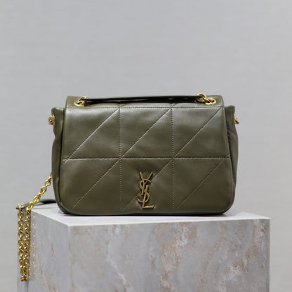 SAINT LAURENT YSL 25S JAMIE 25 IN LIGHT MUSK LAMBSKIN GOLD HARDWRE