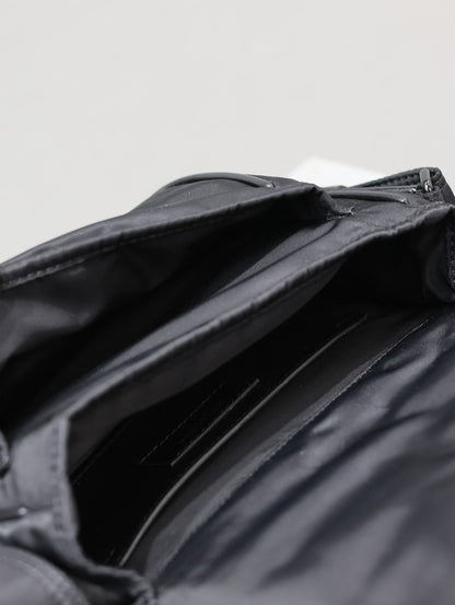 SAINT LAURENT NIKI BABY 22 IN BLACK NYLON