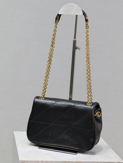 SAINT LAURENT JAMIE 4.3 MINI BAG 20 IN BLACK LAMBSKIN GLOD HARDWARE
