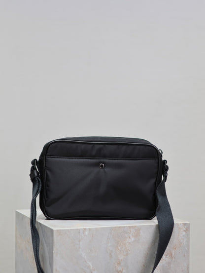 SAINT LAURENT CITY CAMERA BAG 24 IN BLACK ECONYL