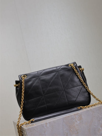 SAINT LAURENT JAMIE 4.3 SMALL BAG 25 IN BLACK LAMBSKIN GOLD HARDWARE