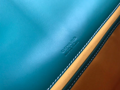 GOYARD BELVEDERE MM BAG 28CM GREEN CANVAS