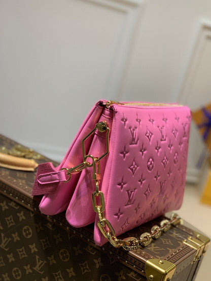 LOUIS VUITTON COUSSIN PM H27 PINK PURPLE